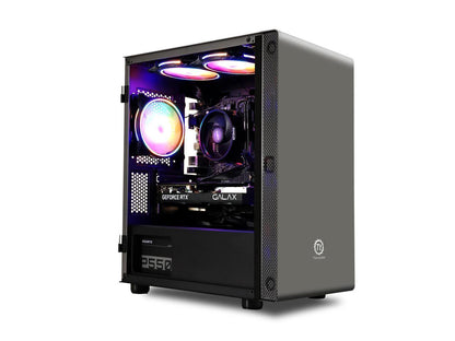 Gaming PC Desktop Computer, AMD Ryzen 5 5600 3.7Ghz, RTX 2060S,16GB DDR4, NVME 500GB SSD, 6RGB Fans, Win 11 Ready, Gamer Desktop Computer