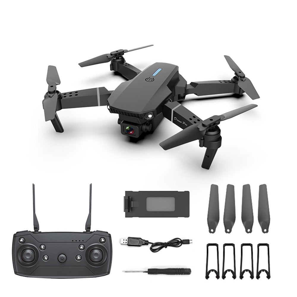 Drones with Camera for Adults Foldable RC Quadcopter E88 Drone with 1080P HD Camera Mini Drone for Kids Gifts, Wifi FPV Live Video, Altitude Hold, One Key Take Off/Landing, 3D Flip